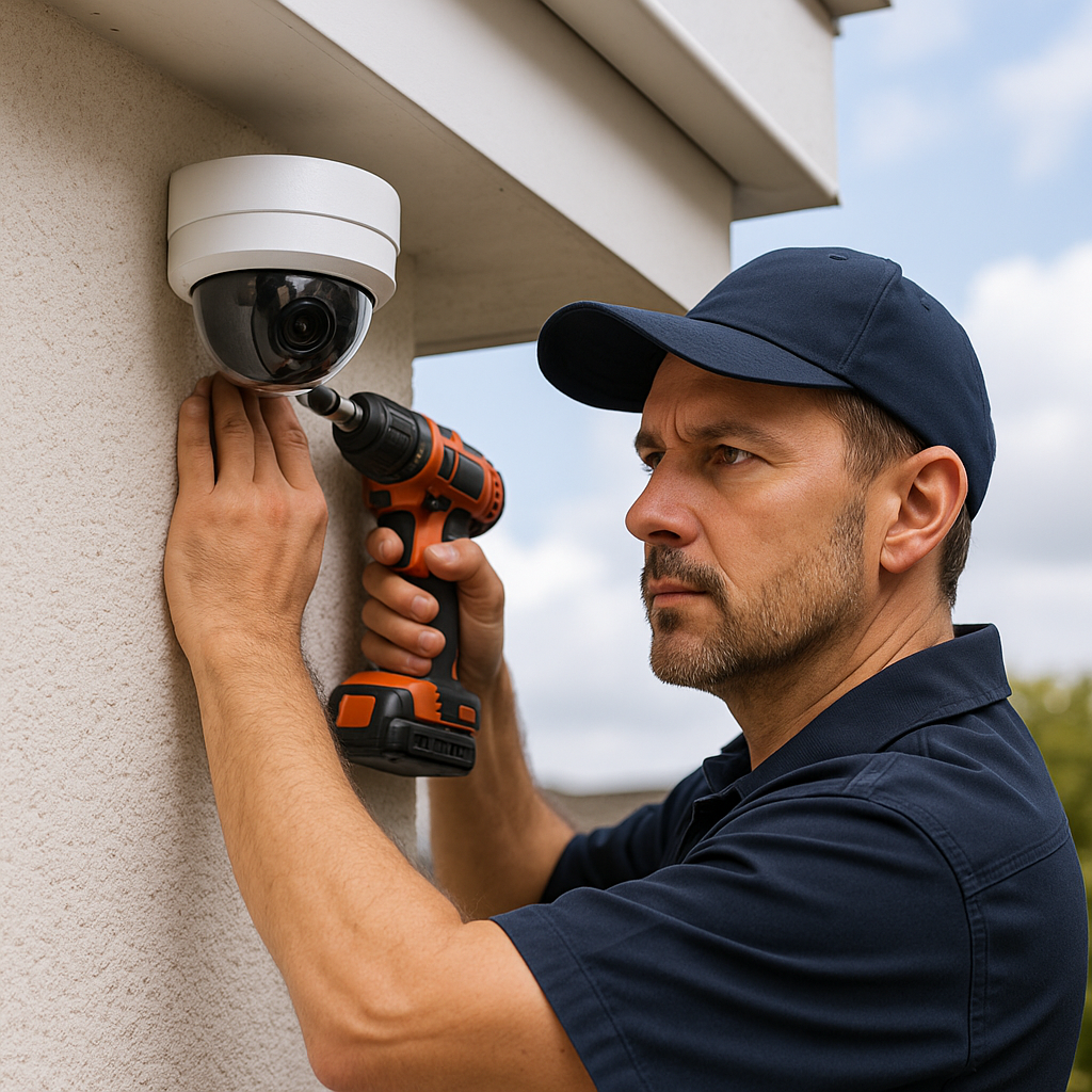 Installatie van camerabewaking